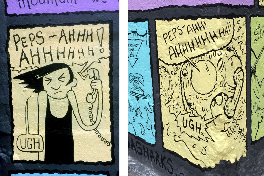 Playing telephone: North Corner to South Corner... telephones are still a thing, right?