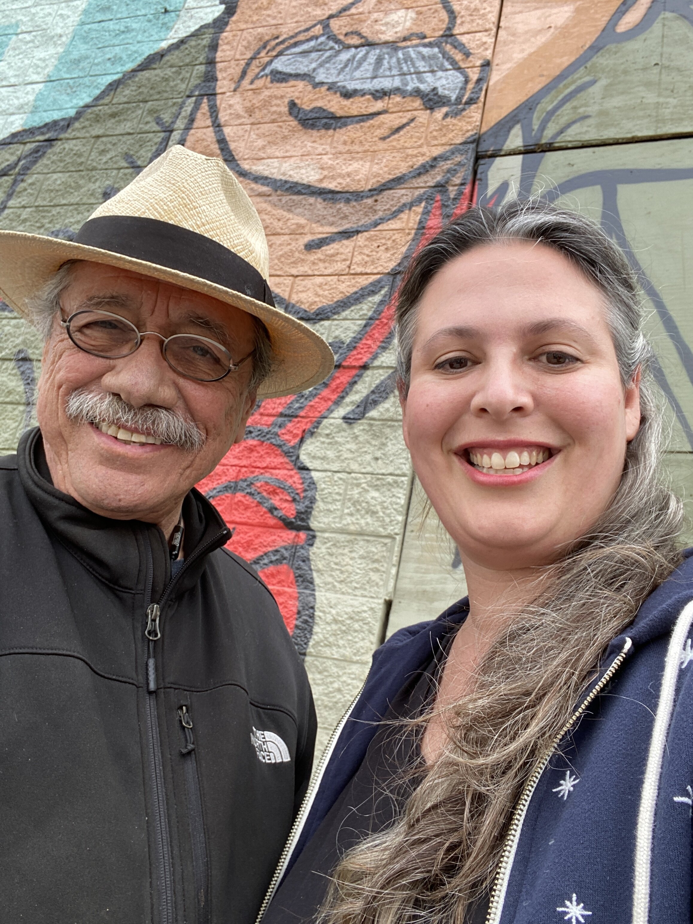 Edward James Olmos and Sonia Romero