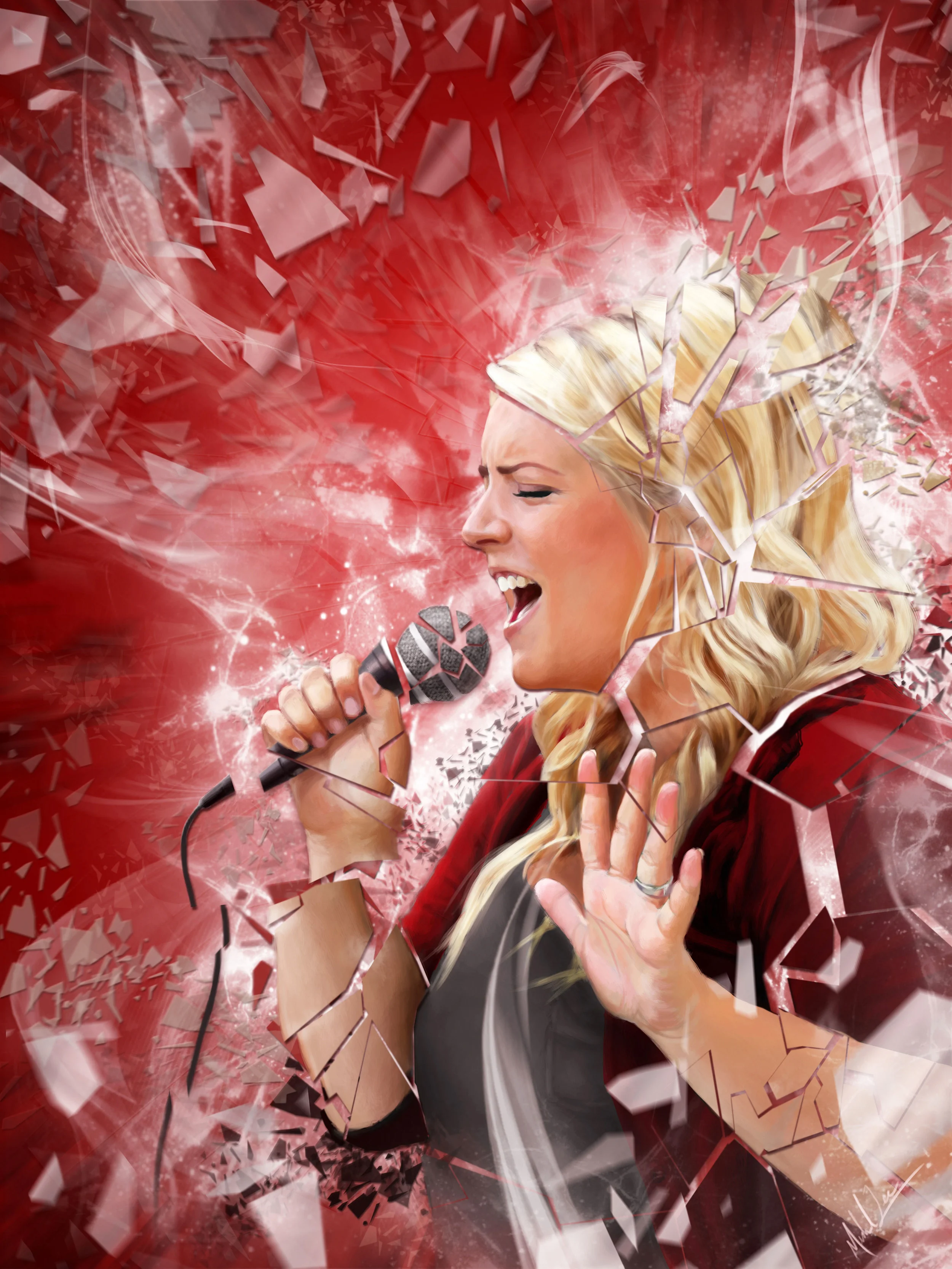 Jessica Digital 18 x 24 My name is Jessica Lee, and I am a singer/songwriter. I have been singing as long as I or my parents can remember. I have been singing in one choir or another from the age of 6, and writing music since the age of 11. Music has always been a huge part of my life. Much like any other performer, music has always been the one place I can go to make sense of what I'm feeling. The goal in my music is for someone to hear it, and understand. Whether I am singing one of my originals or someone else's music, I try to portray it in a way that makes the listener feel what the artist is trying to express. In writing my own music, I am inspired by phrases I hear in conversations I pass by or chord progressions that make me feel like there is a story to tell. The thing that most inspires me though is a burning sensation I like to call "The Need To Create". The best way to describe this feeling is it feels like there is a balloon in your chest full of inspiration, words, emotion, and thoughts. Its constantly there, pushing at your ribs to get out, and as you write you try to squeeze as much of it out as you can. You try to write the perfect line or the perfect progression in hopes that THIS will be the one to stop the physical pressure. It does for a bit, then it builds up until you sit to write again, each time trying to get as much "Need To Create" on that paper as you can. Those are moments that drive me. I love having this outlet that allows me to try and share with the audience what that moment feels like.