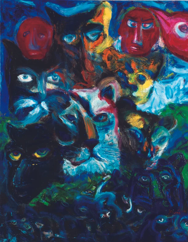百面相 Faces 130x97cm 2011 壓克力‧畫布 Acrylic on canvas(7).jpg