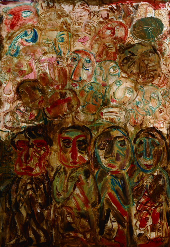 百面相 Faces 200x135cm 2011 壓克力‧畫布 Acrylic on canvas(9).jpg