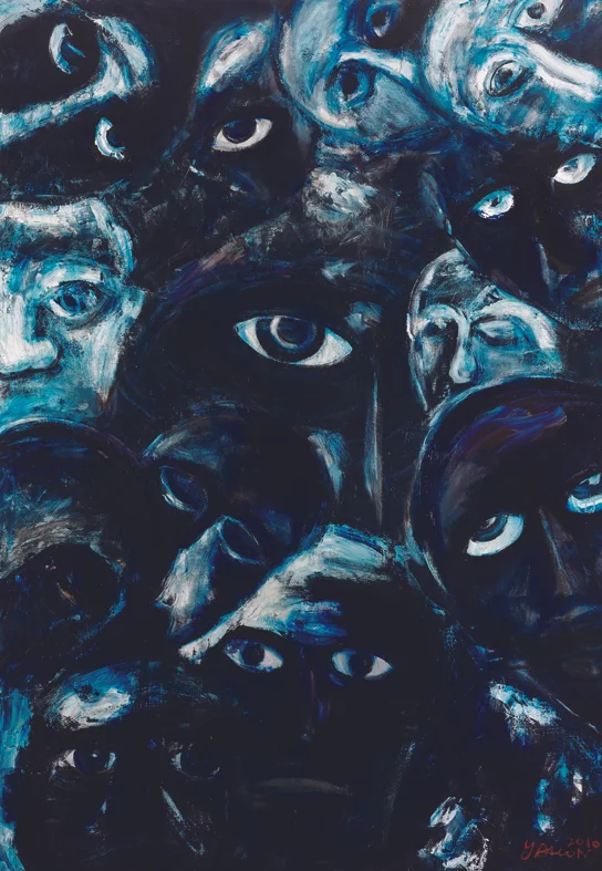百面相 Faces 200x135cm 2011 壓克力‧畫布 Acrylic on canvas(11).jpg