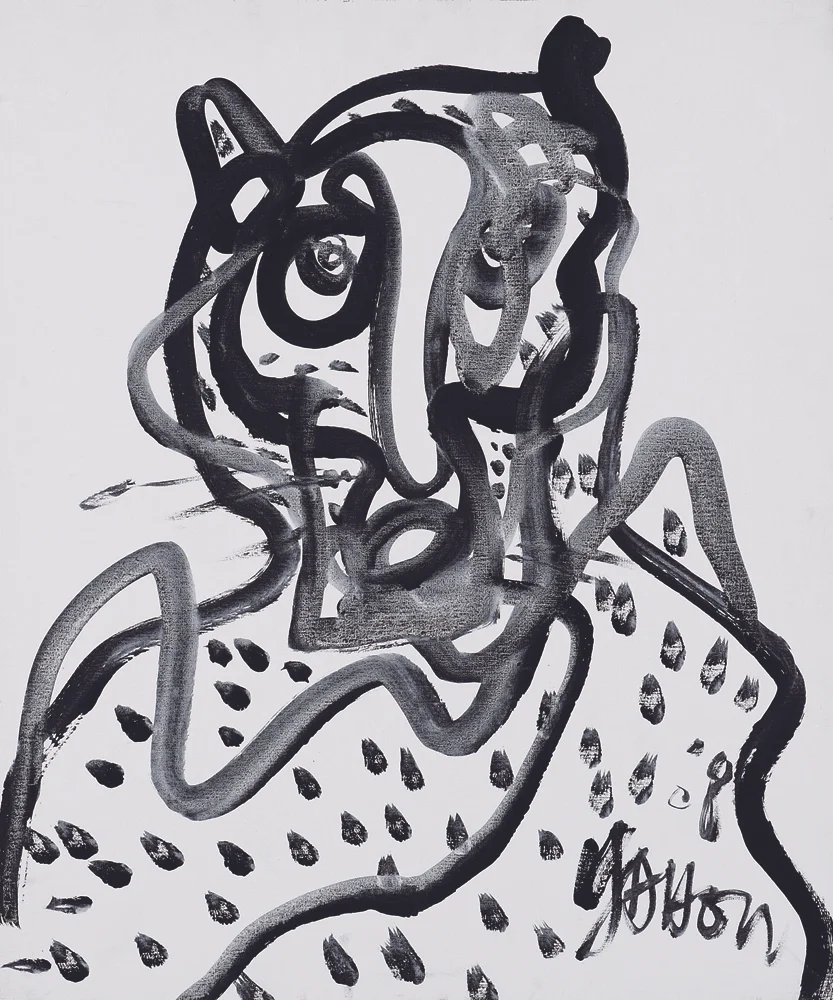 動物系列 - 豹 Animal Series - Leopard72.5x61cm 2007 壓克力‧畫布 Acrylic on Canvas (25).jpg