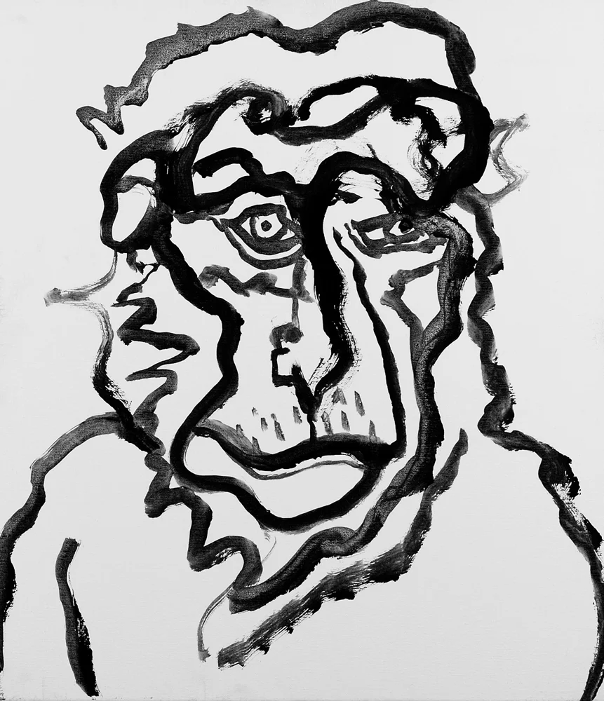動物系列 - 猴 Animal Series - Monkey 72.5x61cm 2007 壓克力‧畫布 Acrylic on Canvas (34).jpg