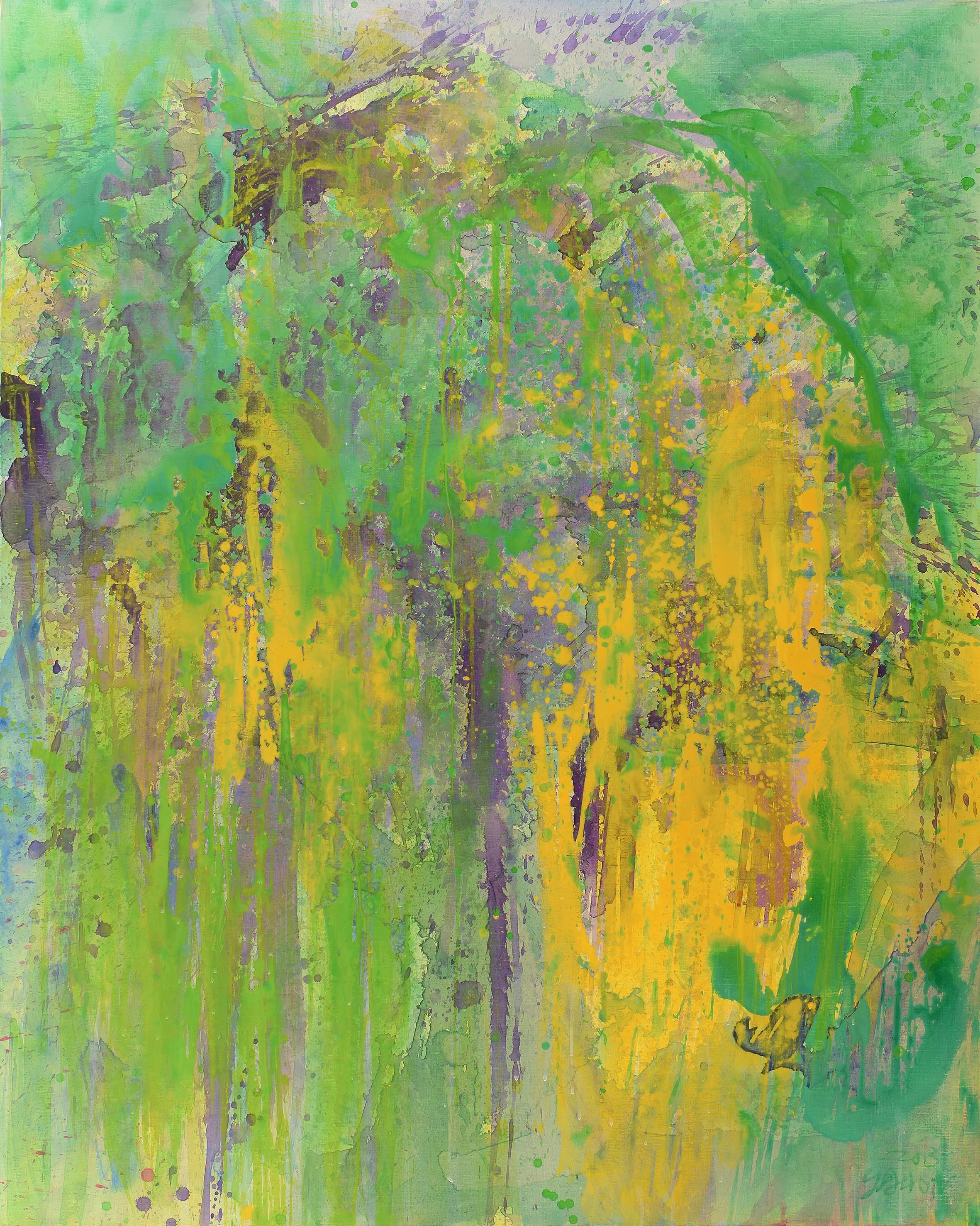 Blossom Flourishing - The Destination 繁花-歸宿 2013 acrylic on canvas 壓克力 畫布 130x162cm (10)web.jpg