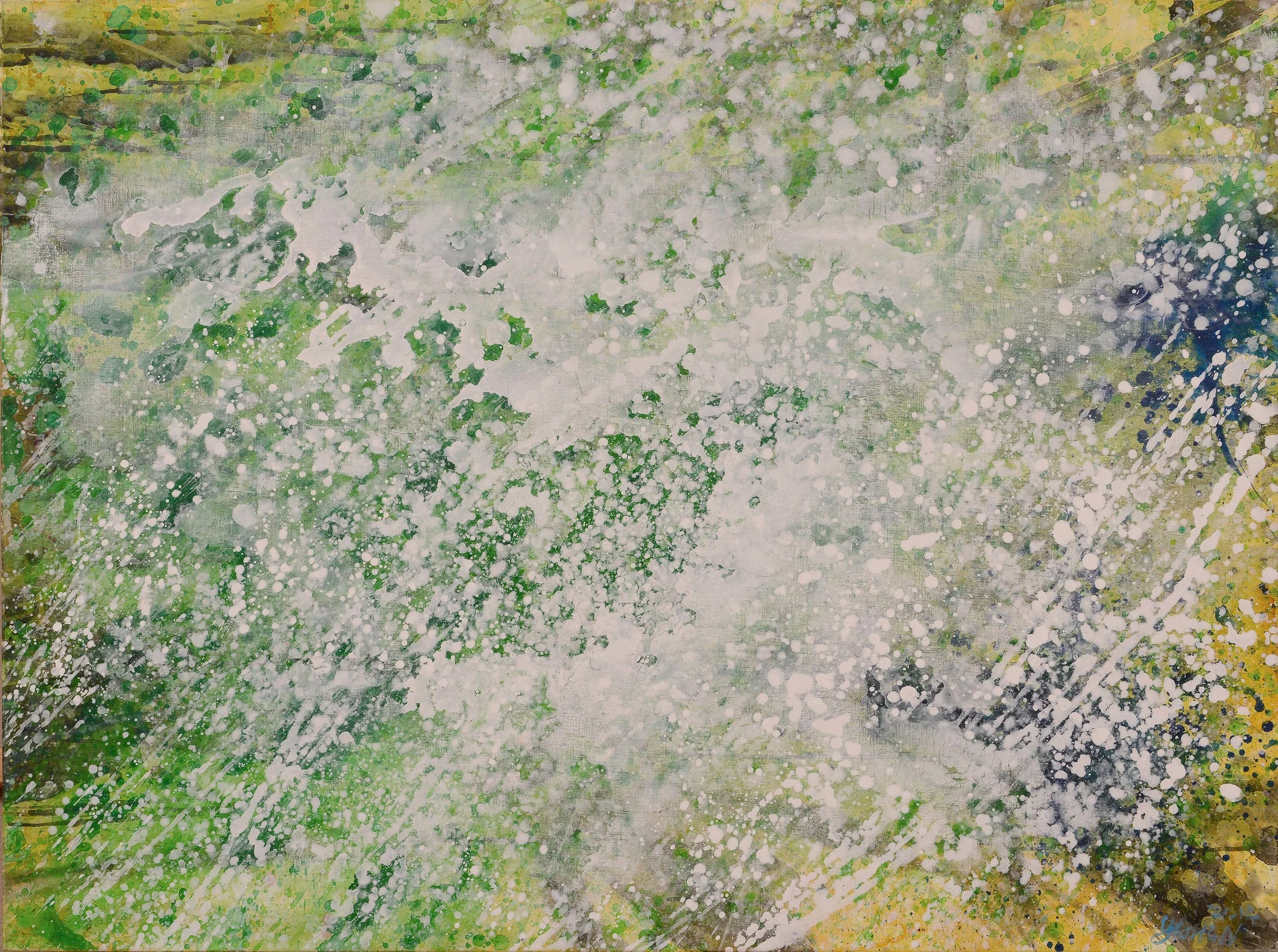 Blossom Flourishing - The Destination 繁花-歸宿 2014 acrylic on canvas 壓克力 畫布 130x97cm (5)web.jpg