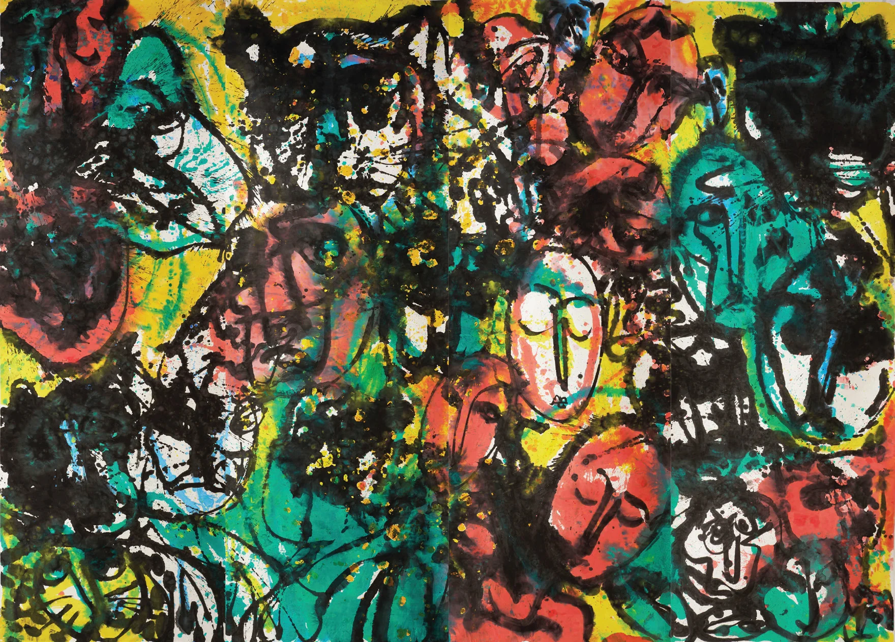 Faces_366-x-516-cm-(Quadruptych);-each-366-x-129-cm_acrylic-and-ink-on-paper_2015.jpg