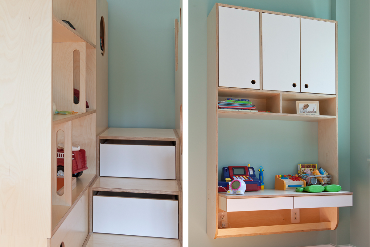 casa kids bunk bed with storage stairs