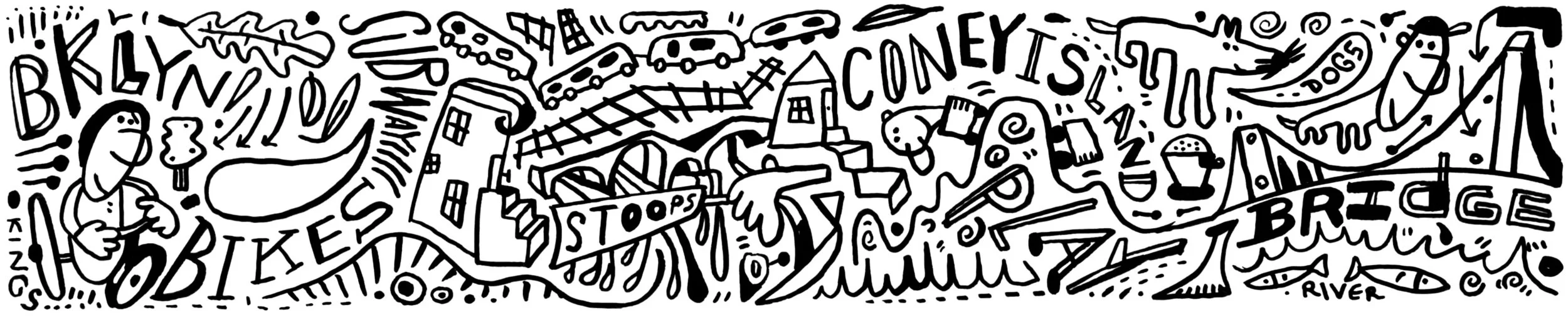 Brooklyn Frieze by Katie Merz