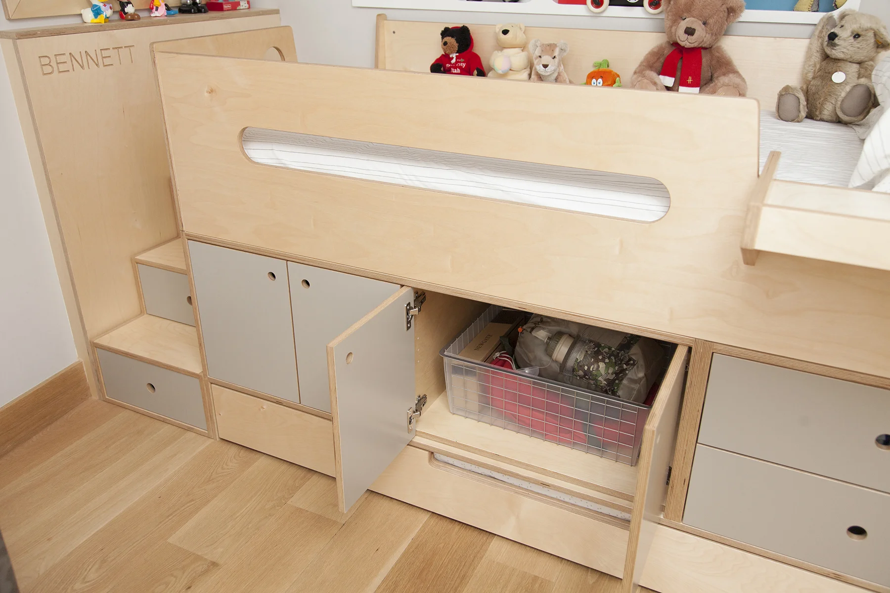 Inside look at our Dumbo Storage bed