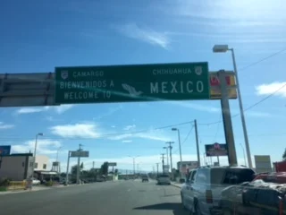 Mexican border in Presidio