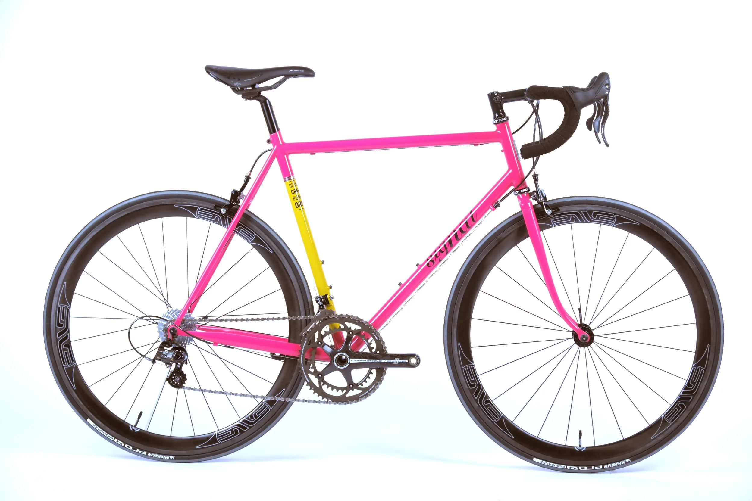 hot pink road bike