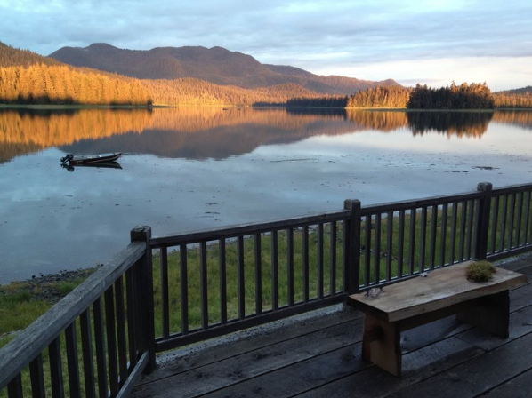 View from the Keene Channel Lodge