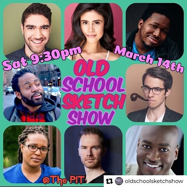 Doing my first @oldschoolsketchshow this Saturday! I&rsquo;m incredibly excited despite my dumbly professorial picture.
.
.
.
.
#sketch #sketchcomedy #comedy #liveshow #livecomedy #livecomedyshow #oldschool #oldschoolsketchshow #thepit #thepitnyc #ny