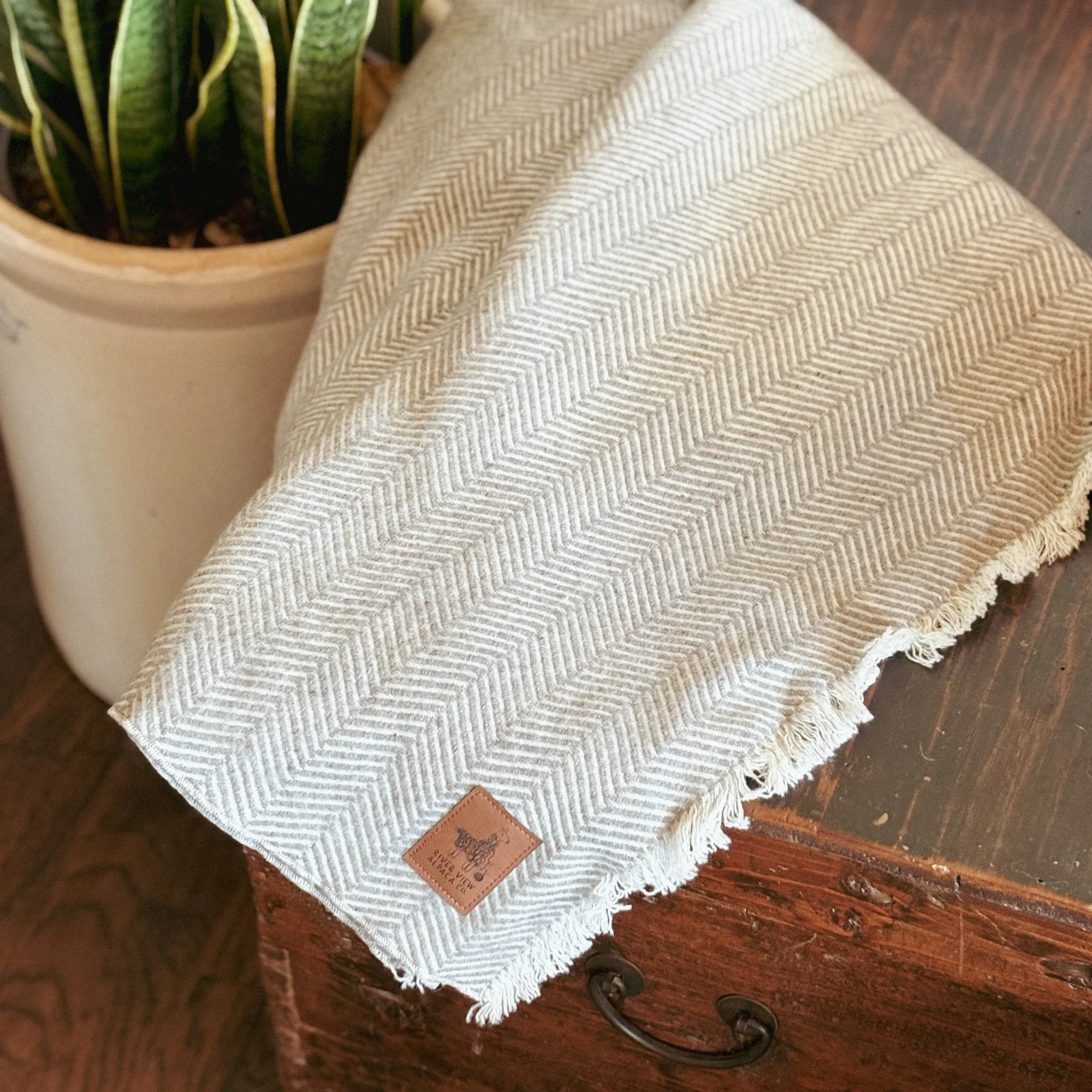 Herringbone Alpaca and Rambouillet Merino Throw Blanket-1.jpg
