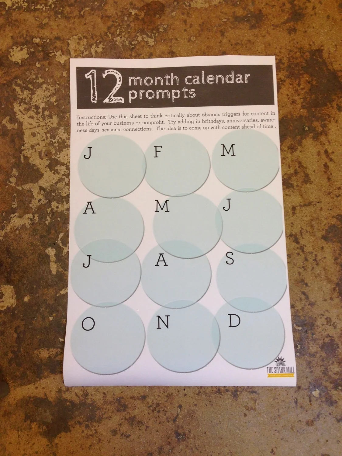 12 Months of Content: A template to help you rule your social media