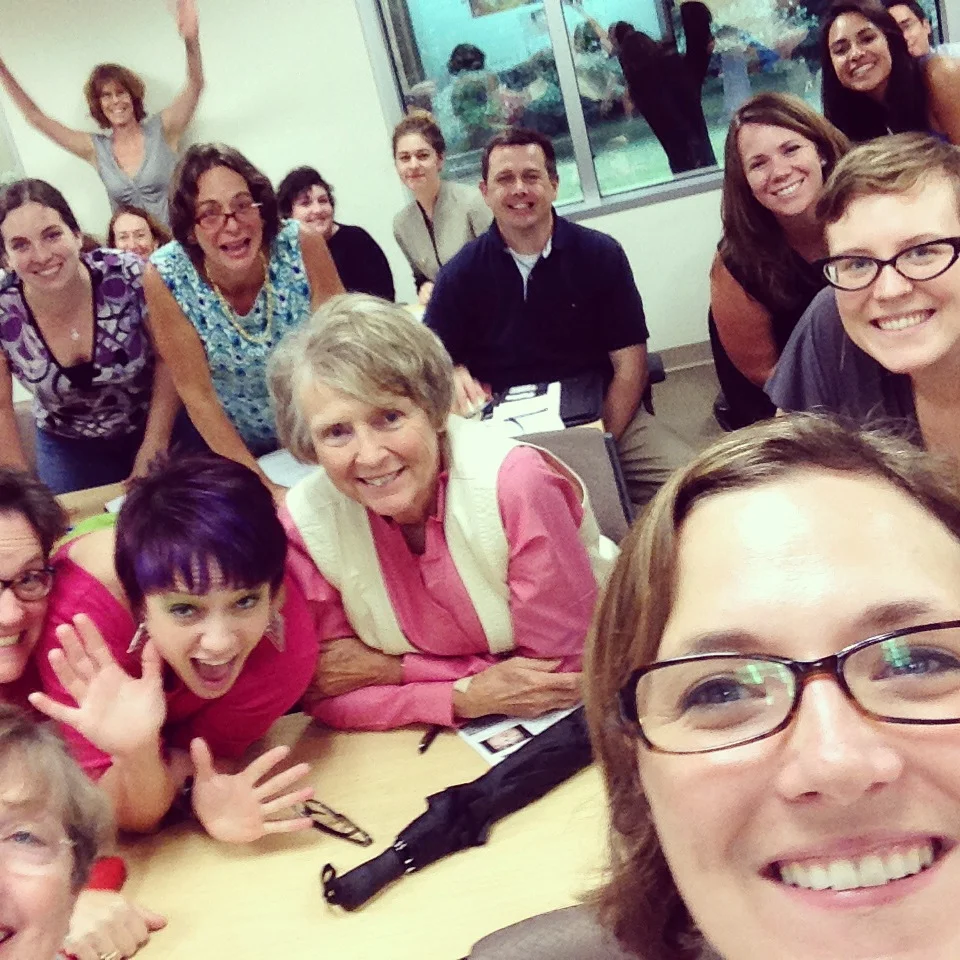 Spontaneous selfie from Give Richmond Class on Giving day Strategies