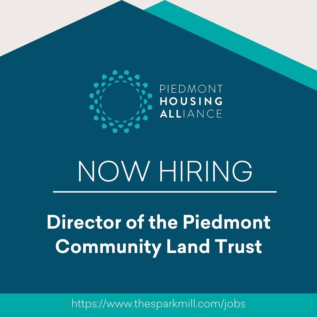 We are pleased to announce we are assisting @piedmonthousing in its search for the next Executive Director of Piedmont Community Land Trust! Applications remain open through August 31st!