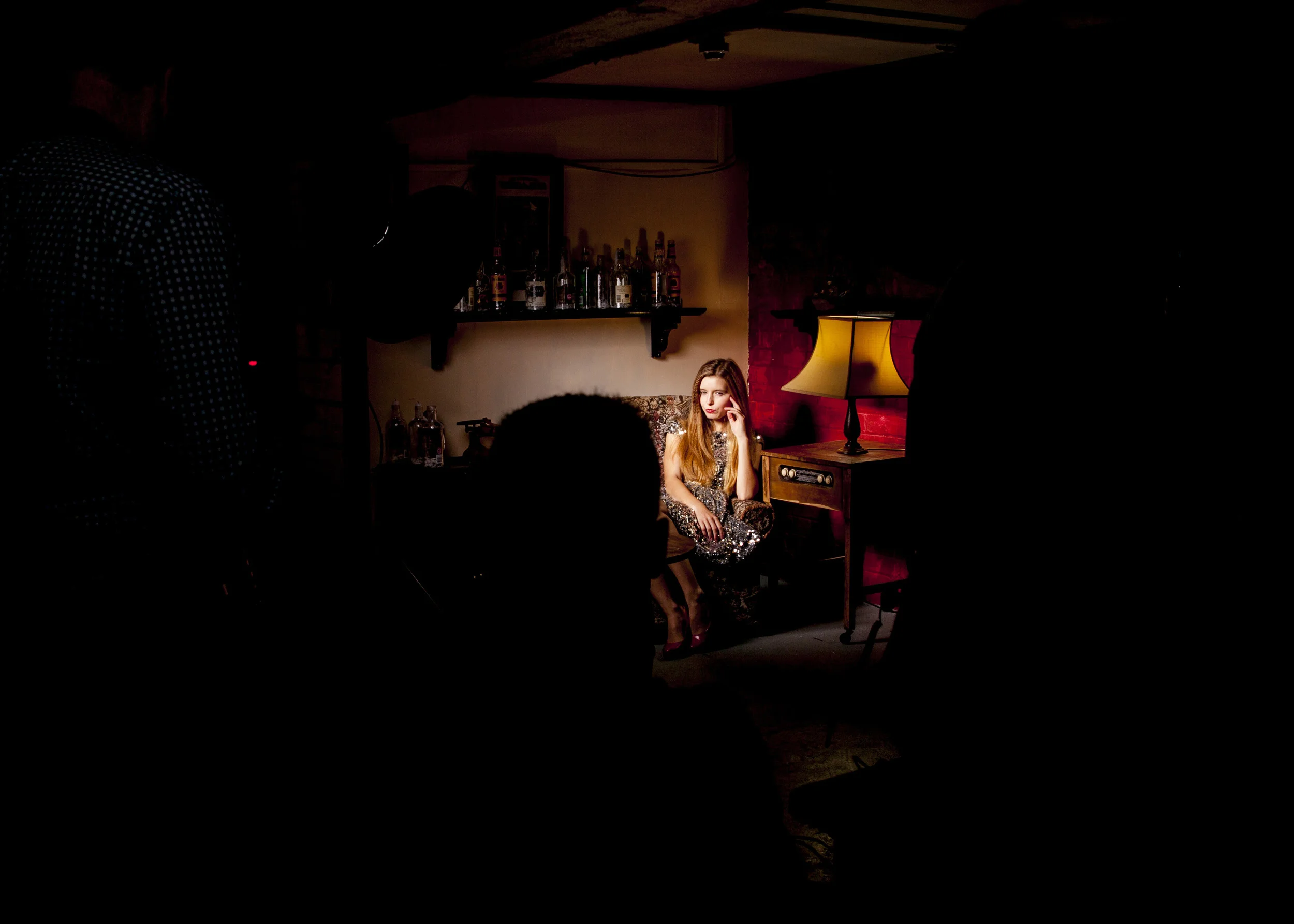 The vintage corner! Behind the scenes images courtesy of Chris Richards-White