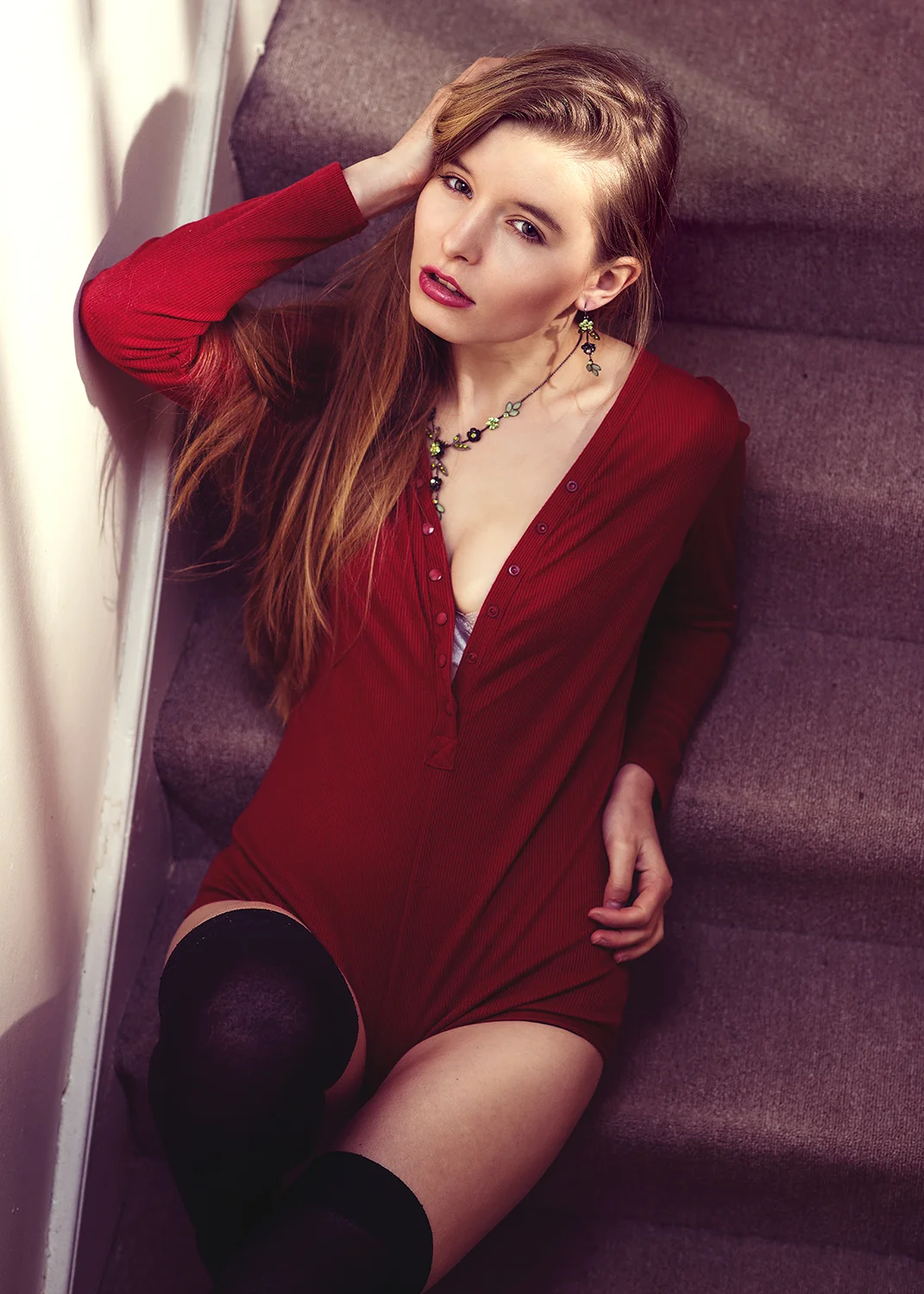 Sunlight and Shadow. A fashion speedlight image by RajK starring Jade Lyon.