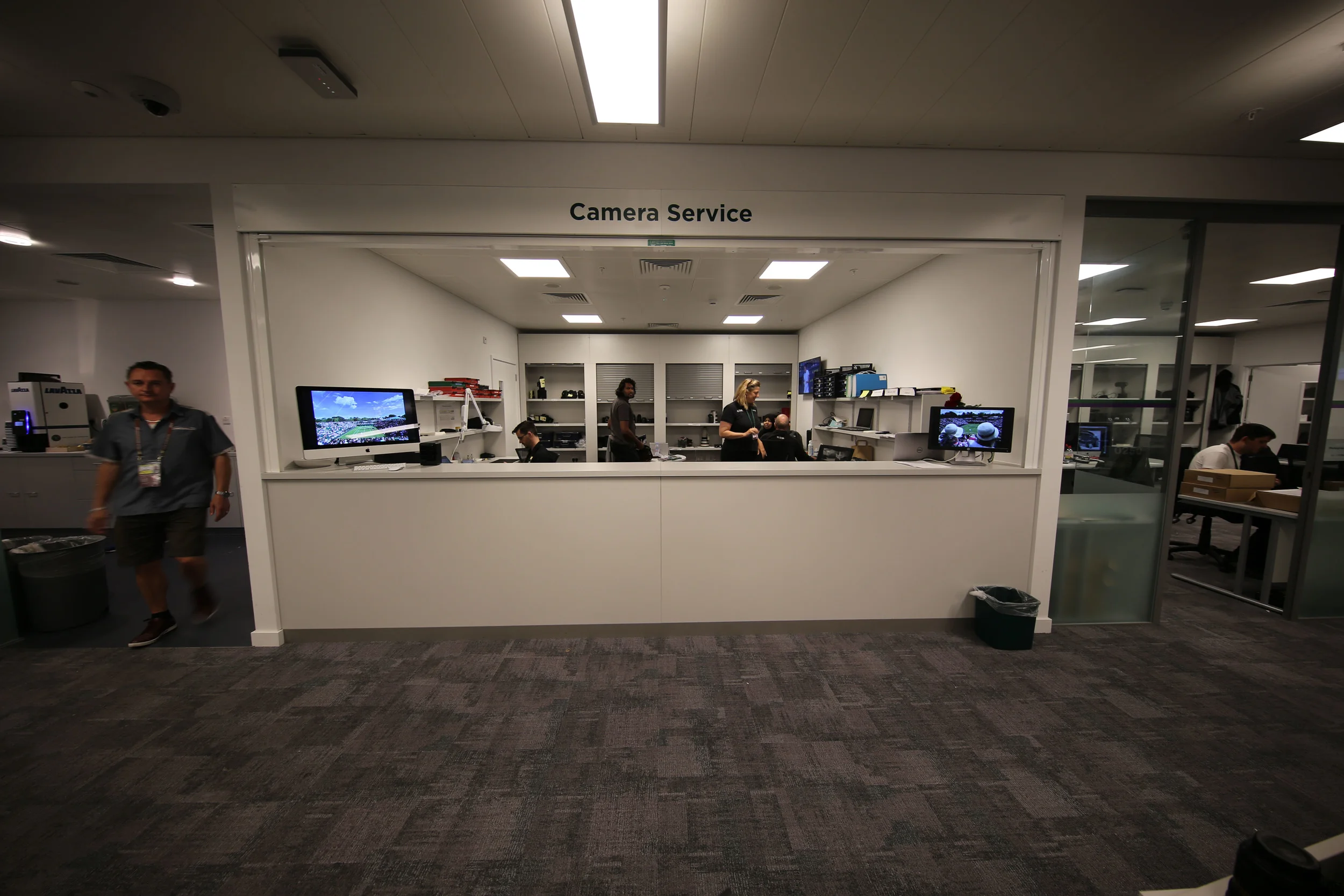 Our home in the media centre.