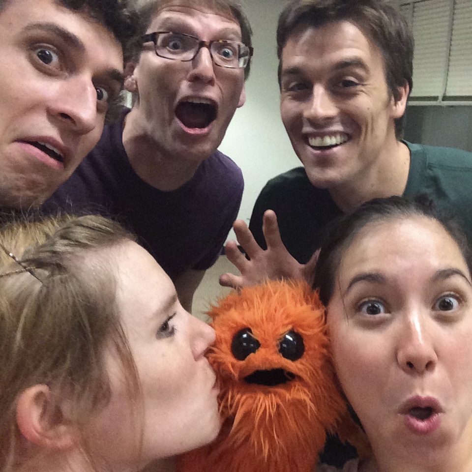 Wee beasties rehearsal First, Second 2014