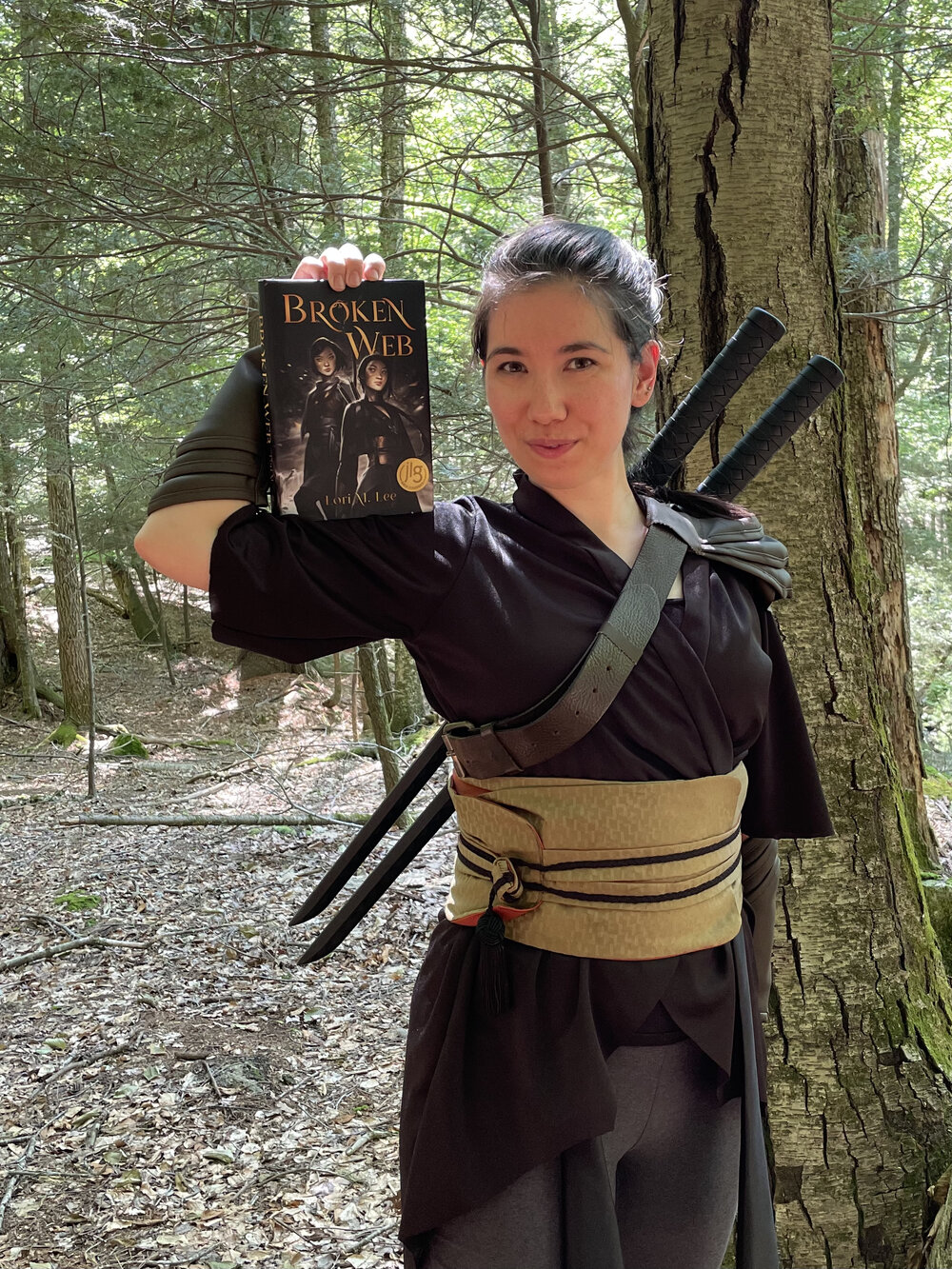 My first ever cosplay, Sirscha Ashwyn, to celebrate the publication of Broken Web, book two of the Shamanborn Trilogy..
