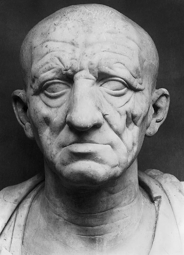 Patrician Carrying Portrait Busts Of Two Ancestors