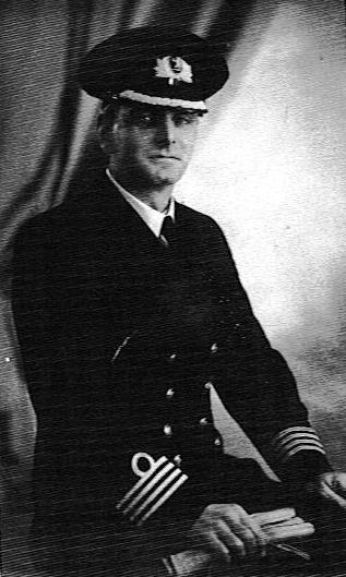Captain Ernest Coultas, O.B.E., Lloyd's War Medal for Bravery at Sea, Master of M.V. Empire Elaine , 1942-44.