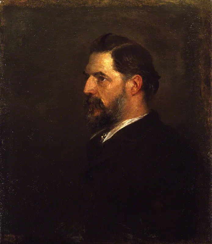 Flinders Petrie in 1900, soon after the discovery. Oil on canvas by George Frederick Watts. National Portrait Gallery, London, 3959.