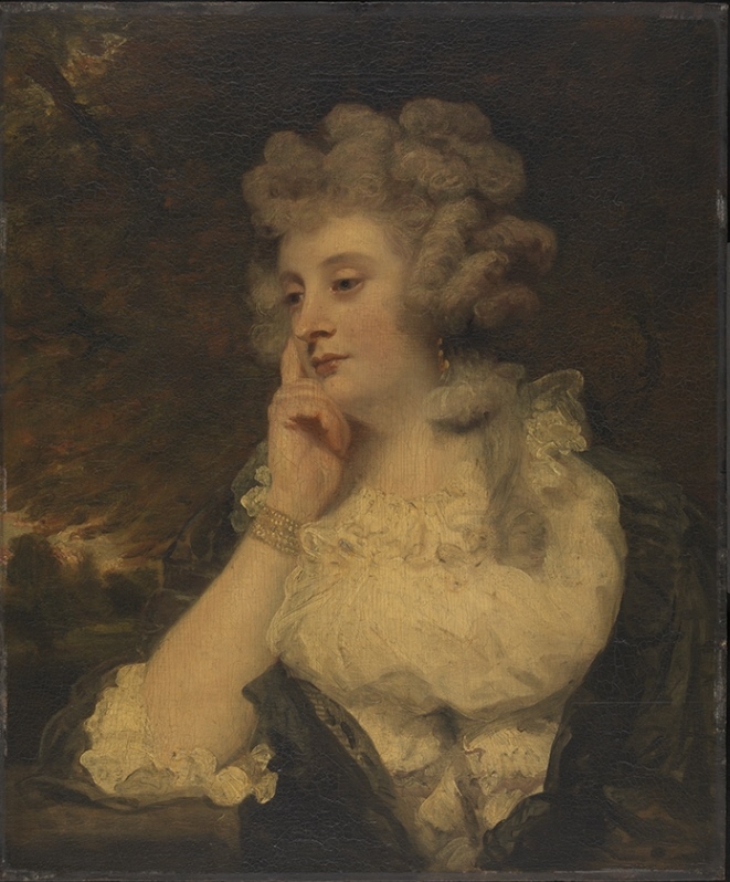 Matthias' daughter Jane Gale-Braddyll, by Joshua Reynolds, 1788 (Wallace Collection, London, P47).