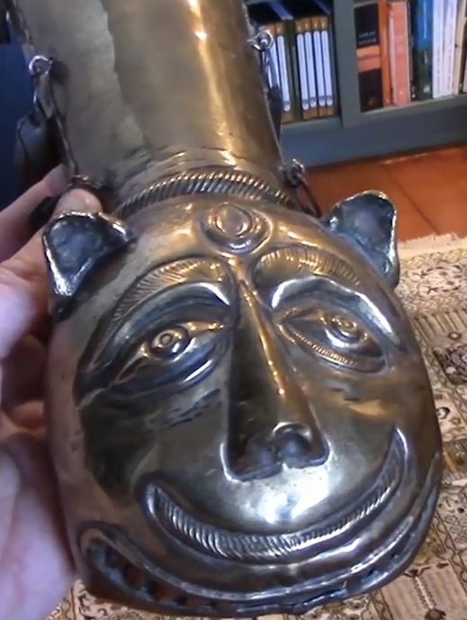 As an archaeologist I'm especially fascinated by artefacts from my family's past - this sword gauntlet brought back by my great-great grandfather from India in the 19th century features in my novel The Tiger Warrior.
