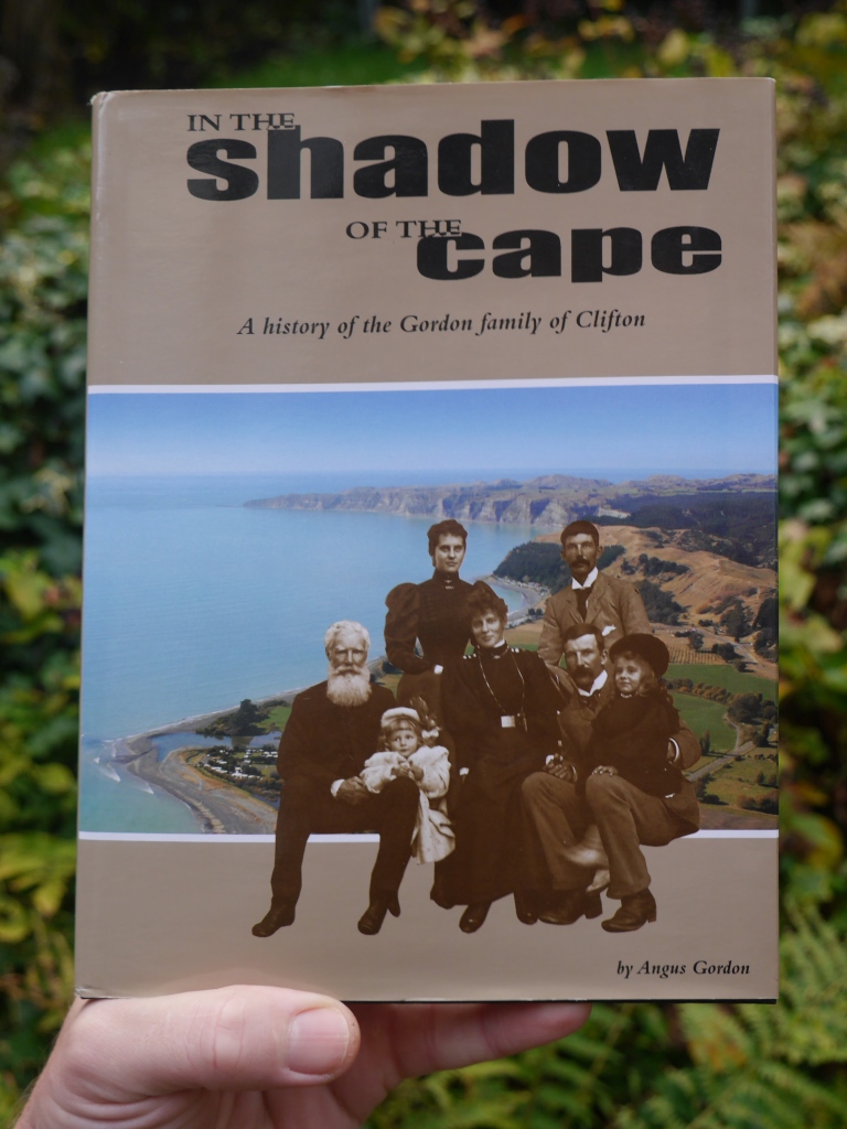 Angus Gordon's book In the shadow of the Cape: a history of the Gordon family of Clifton , published in 2004. The bearded man is my great-great-great grandfather Captain Thomas Edward Gordon (1828-1918).