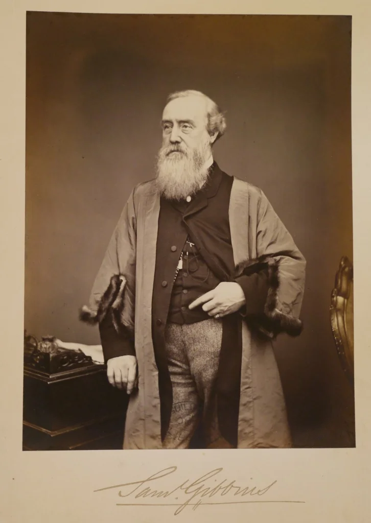 My great-great-great grandfather Samuel Gibbins, photographed on becoming a Common Councillor of the City of London in the 1860s.