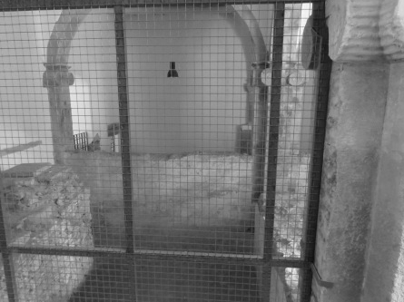 A cell in the Inquisition buildings at Coimbra, where members of the Brandão family were held for up to three years.