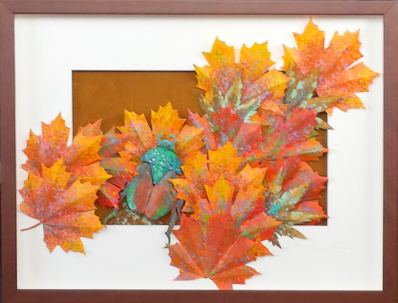 Paper sculpture by Leo Monahan