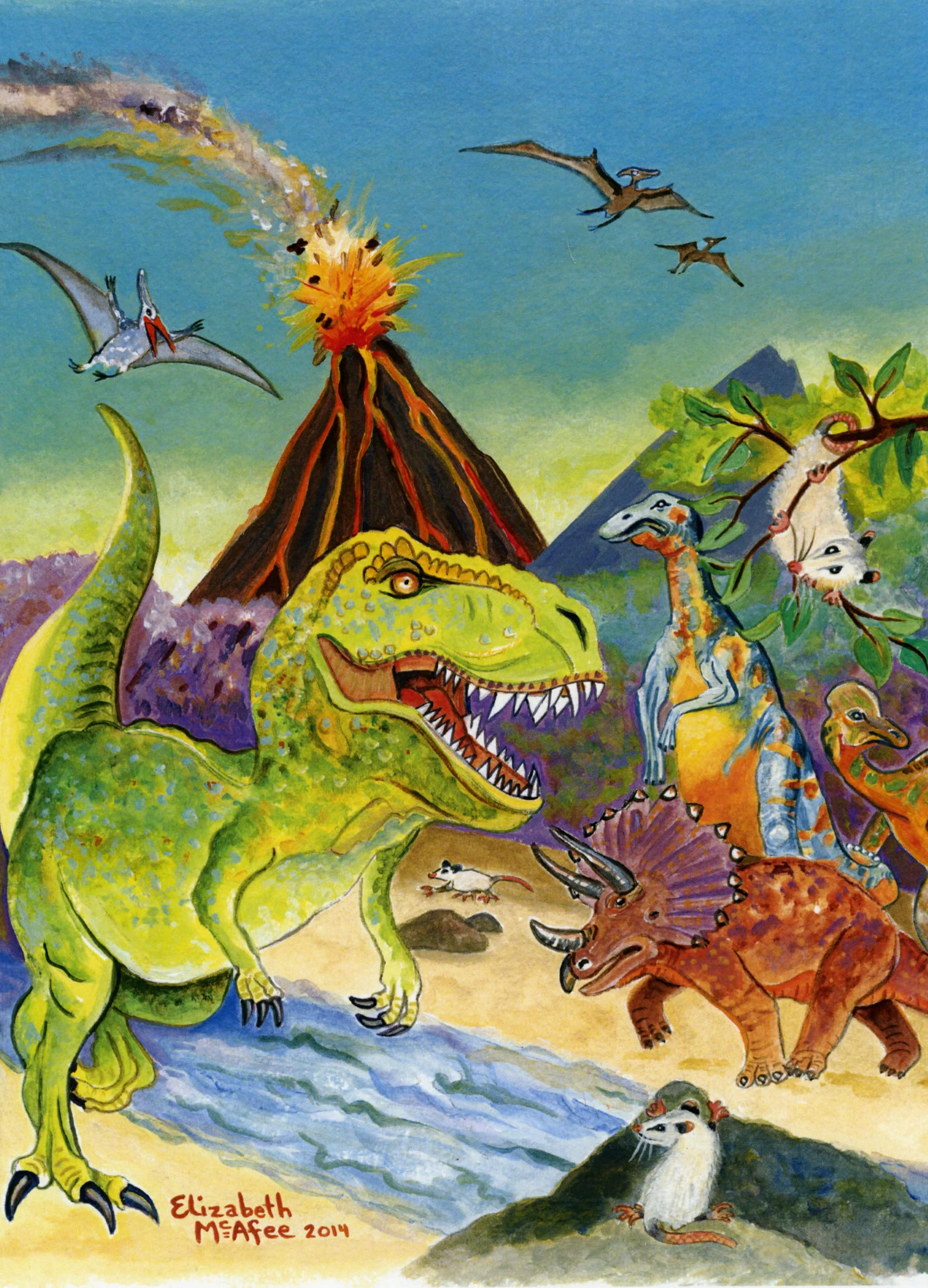 Dinosaurs and Possums