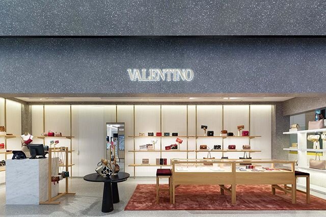 Recent work for @agc_interior Commercial Fit Out Valentino retail in David Jones