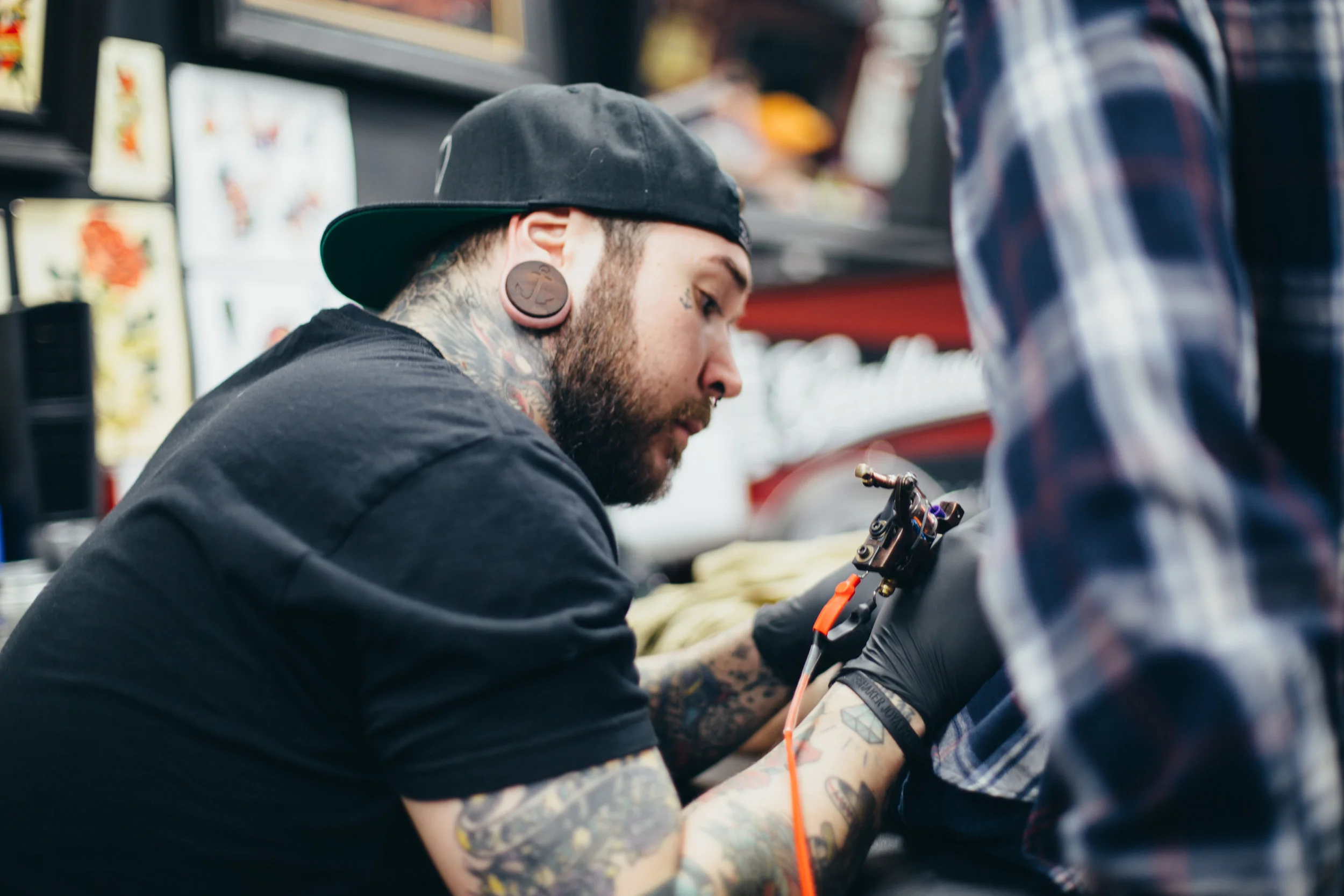 This is our tattooer, Sal. He was rad and down to earth.