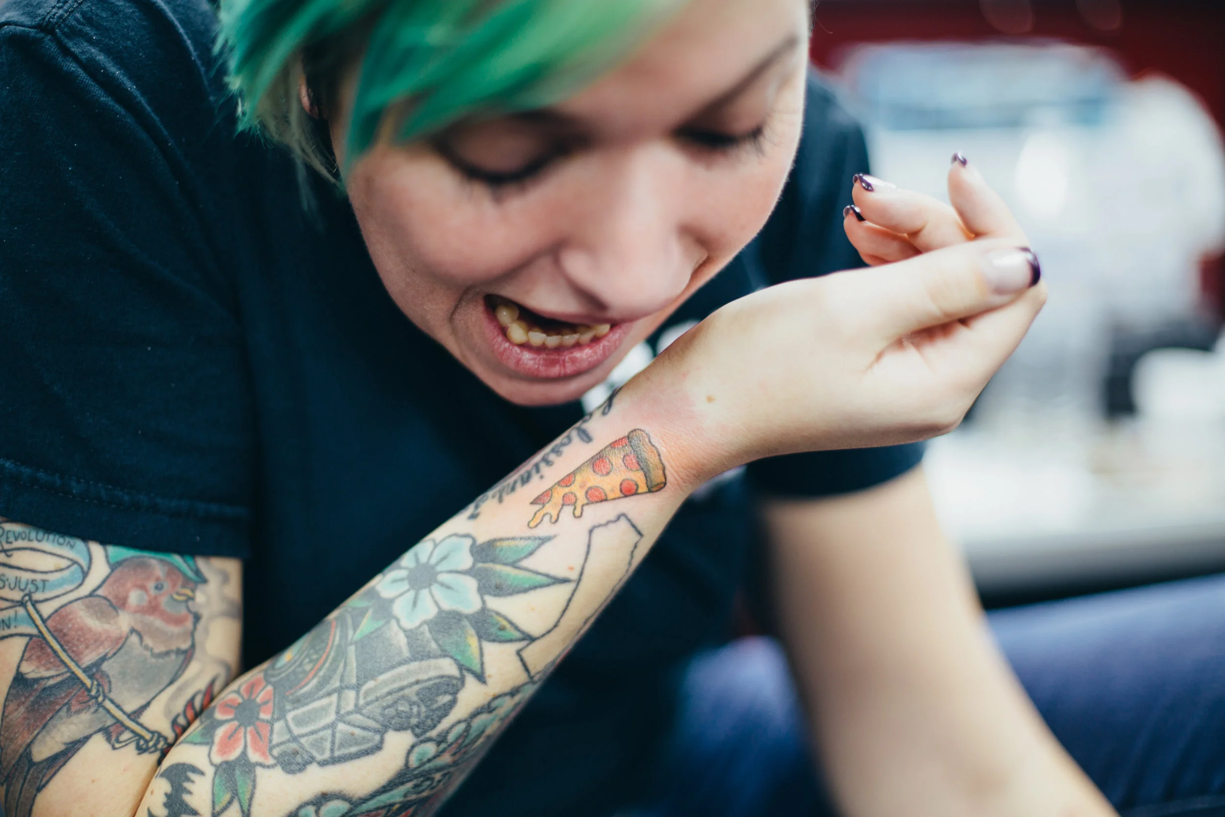 yum! I have a deep love for pizza and I am pretty stoked on this new tattoo :)