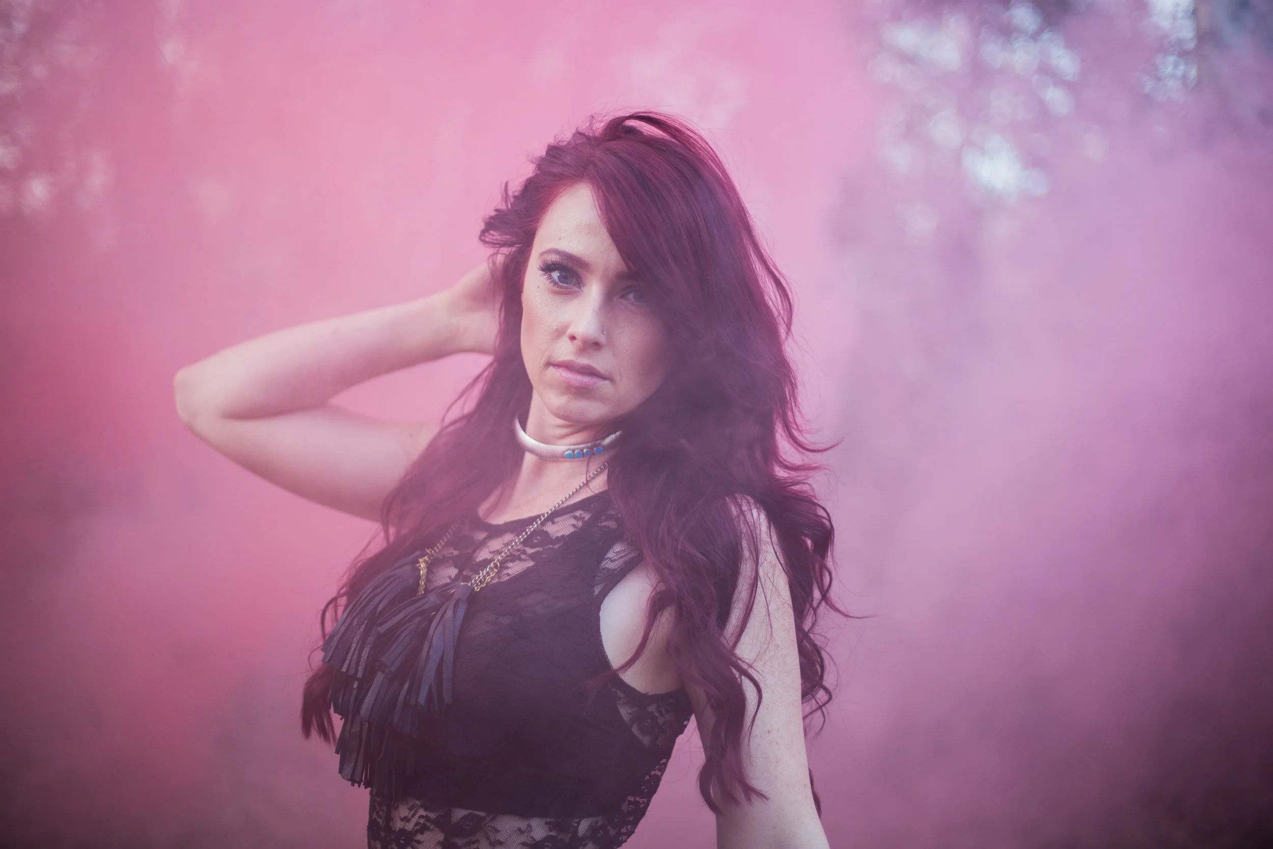 This was the red smoke grenade and for some reason this shot had some purple hues.