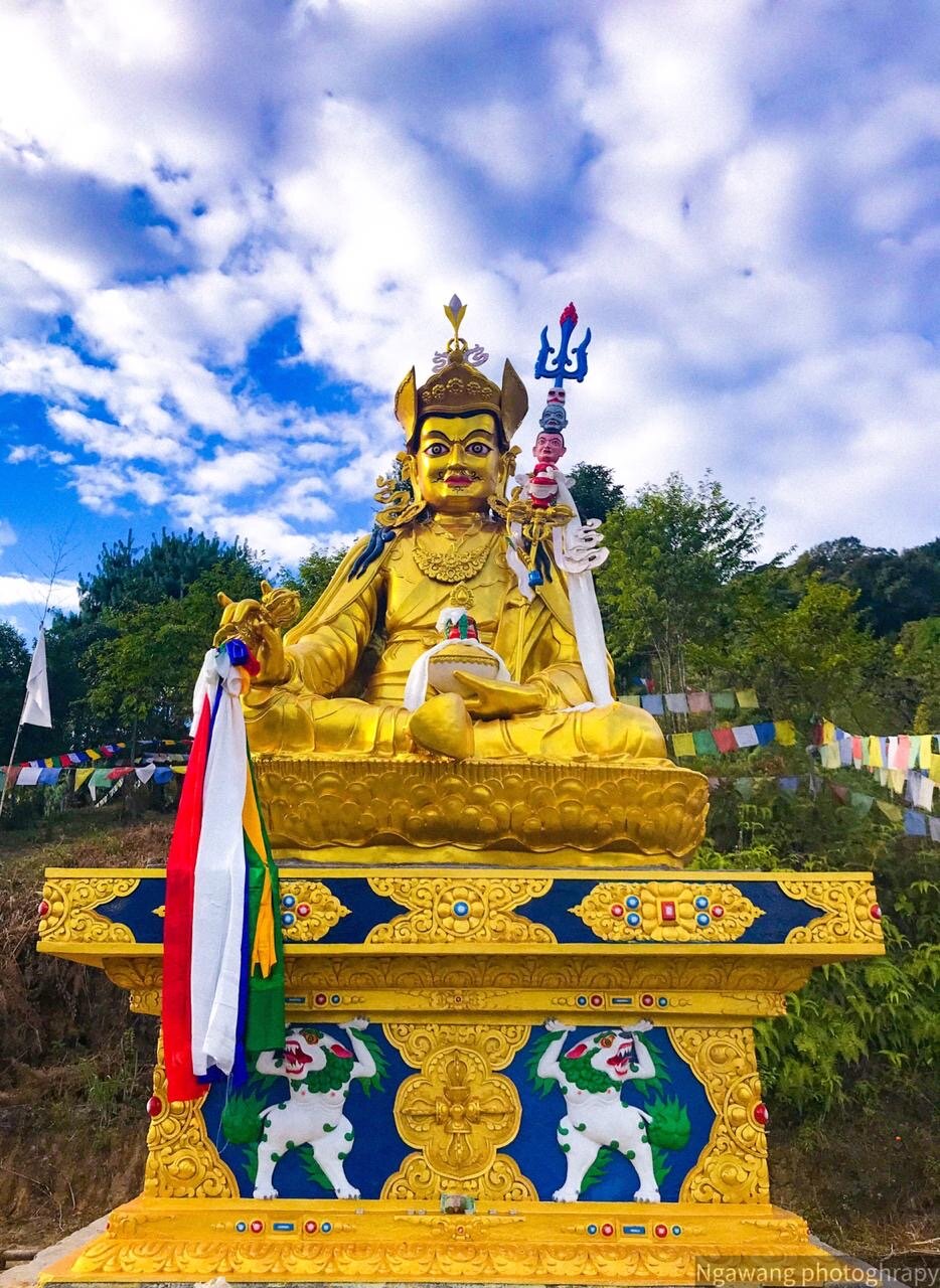 Guru Rinpoche Statue on the Retreat Land.JPG