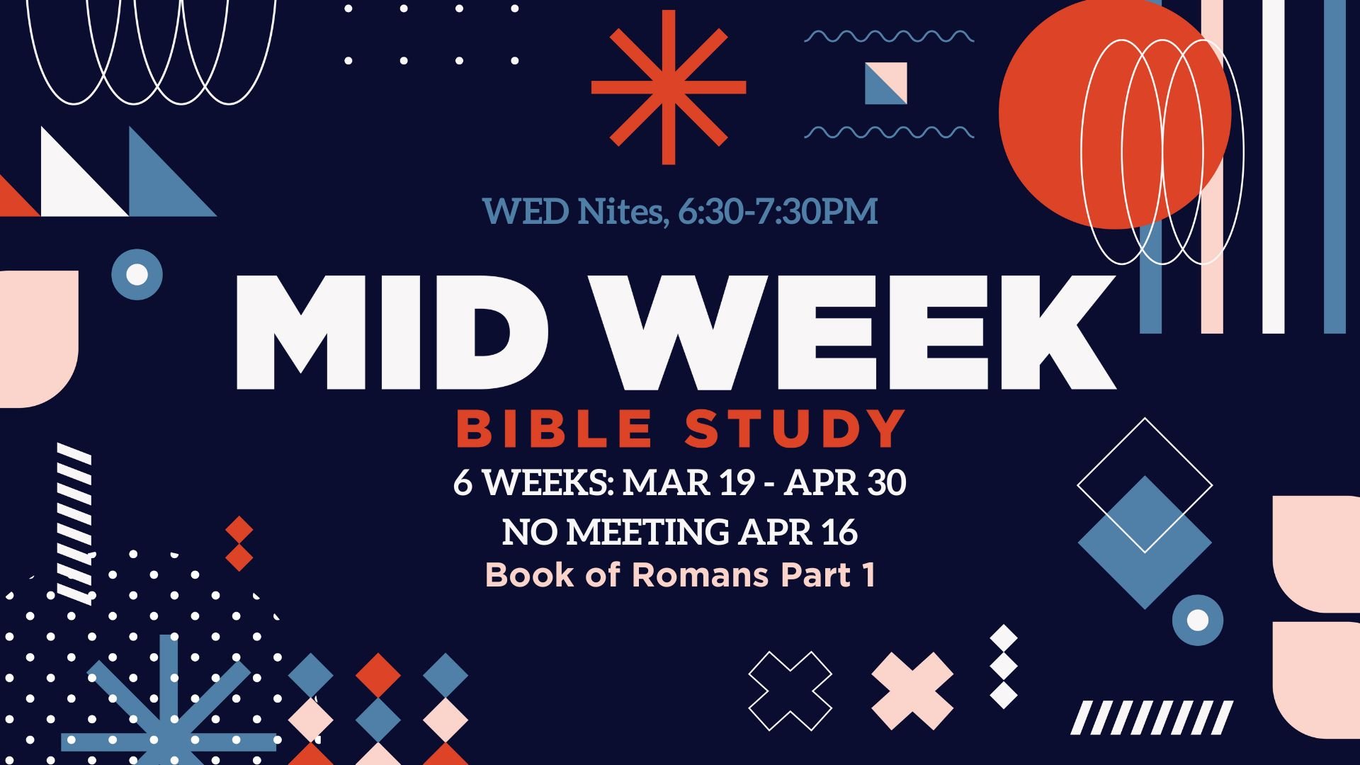 Wed Night Bible Study