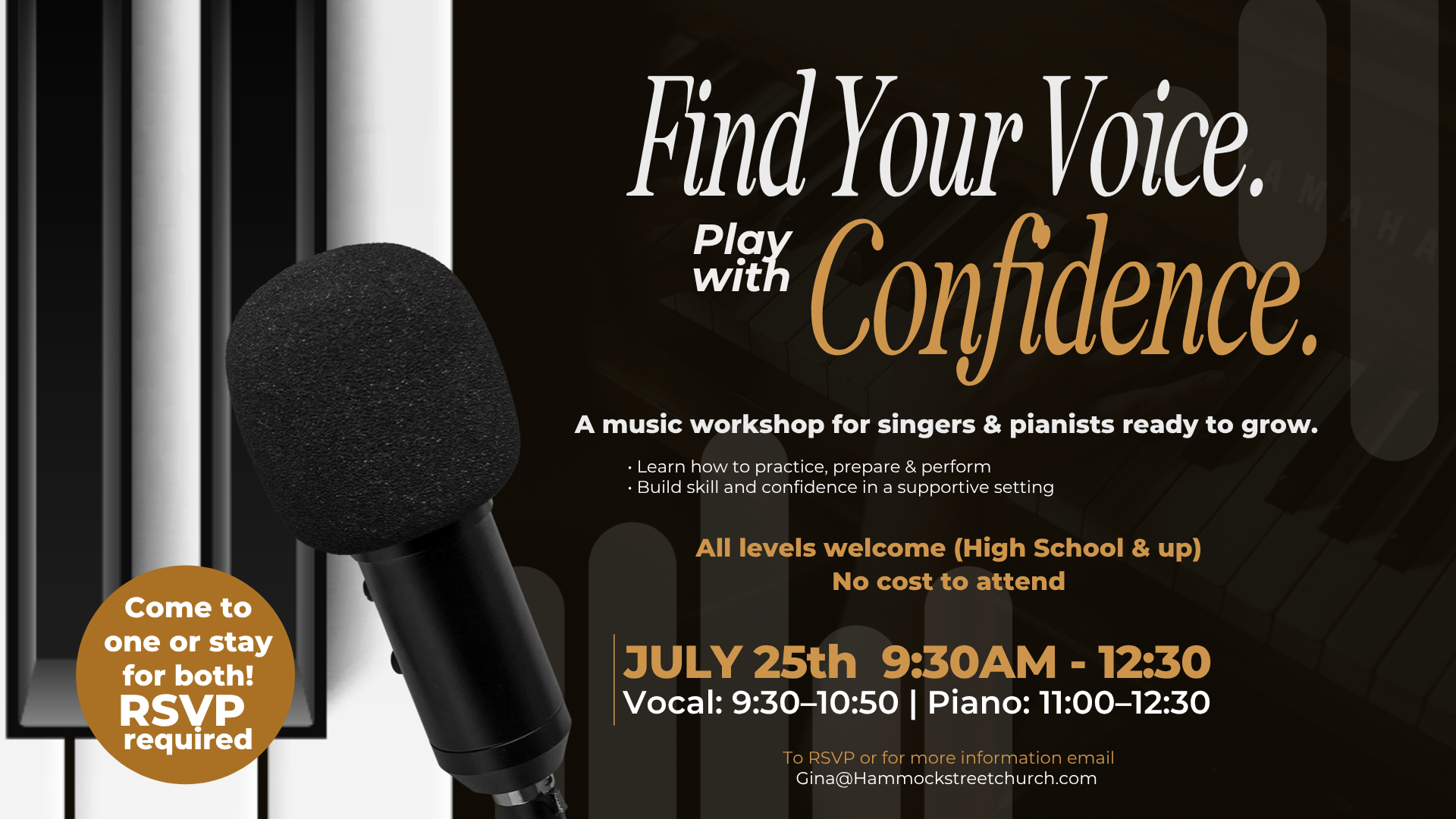 Music Workshop for Singers & Pianists
