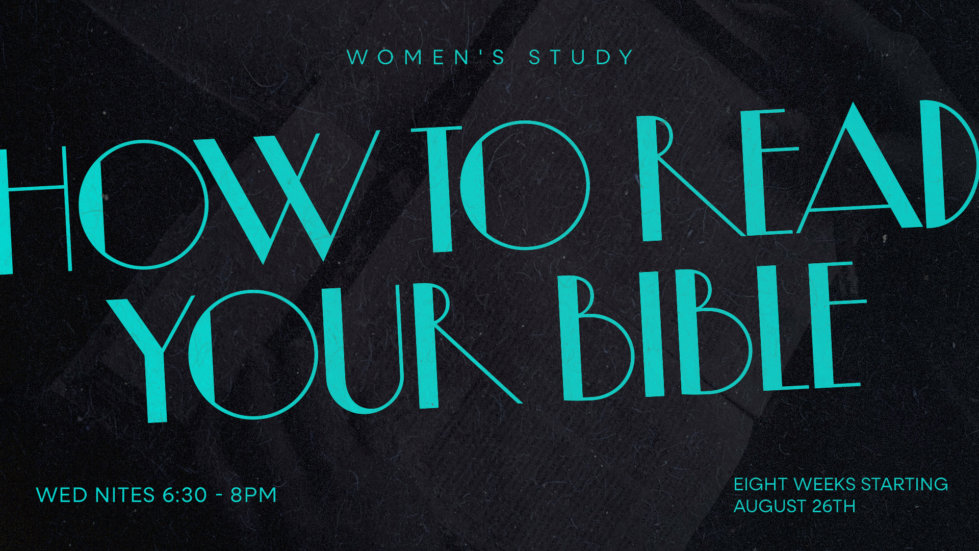 Wed Night Women's Study