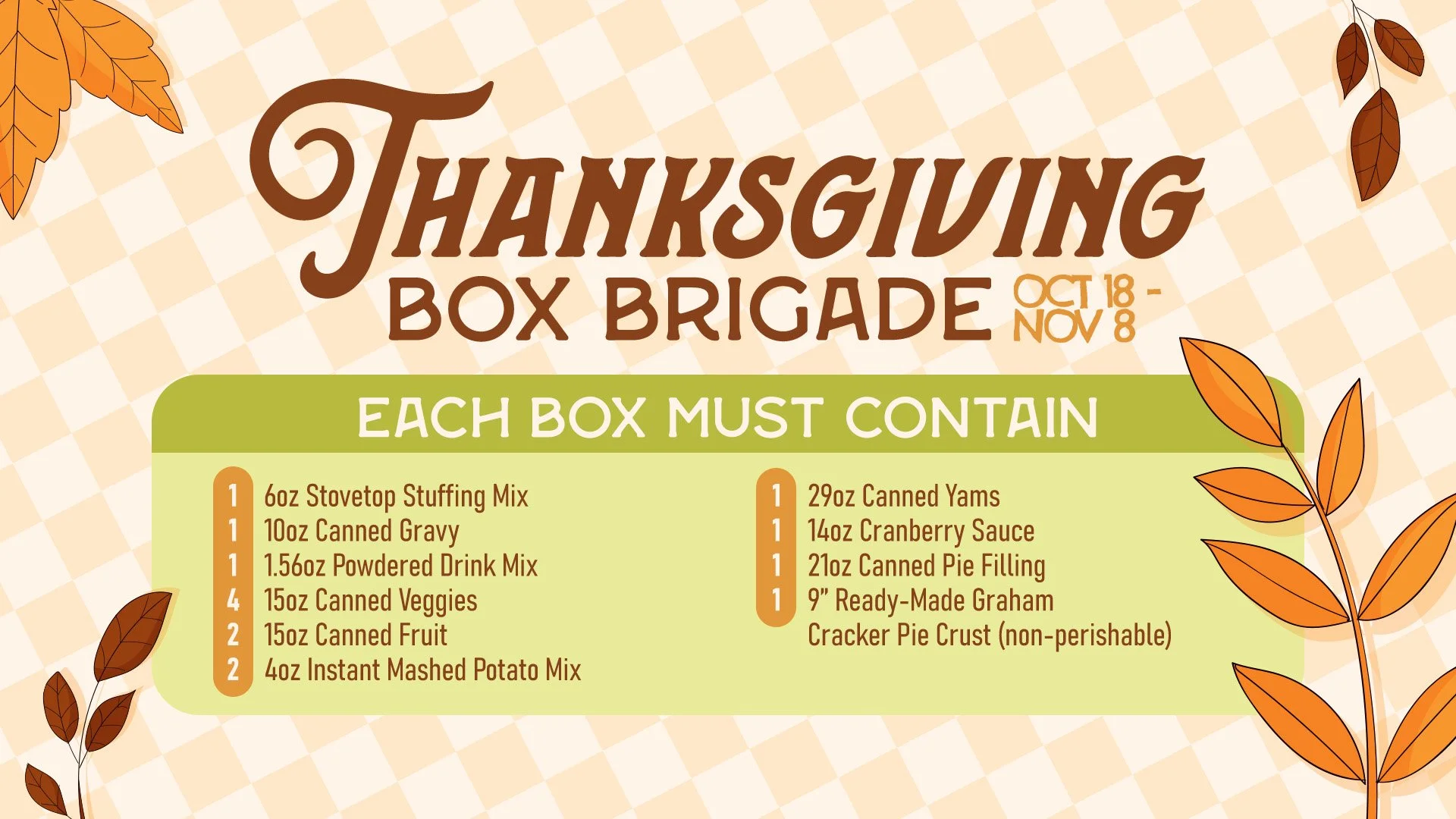 Thanksgiving Boxes