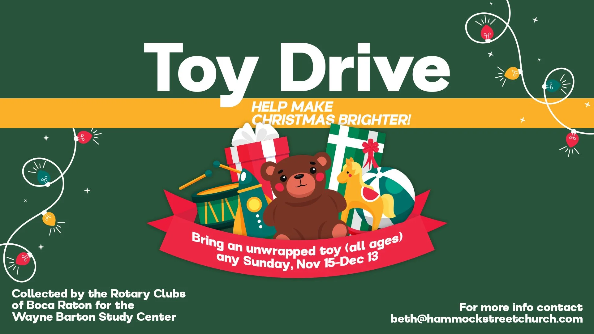 Christmas Toy Drive