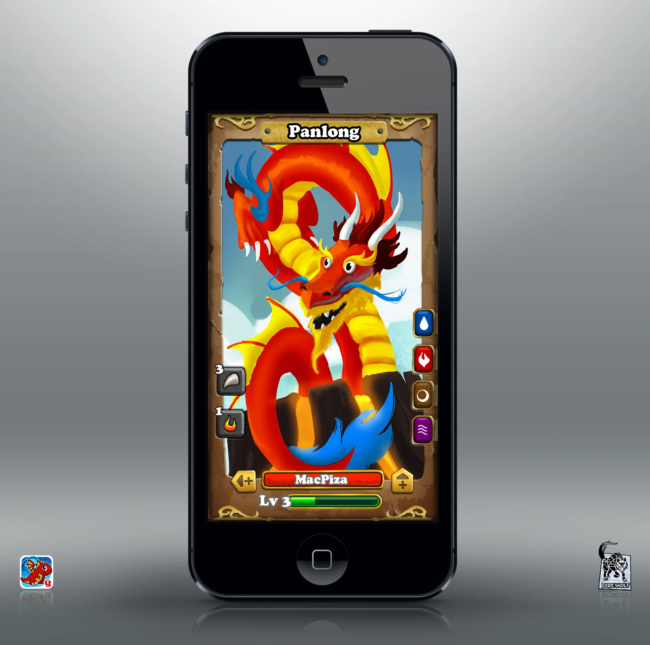 Mobile game visual design