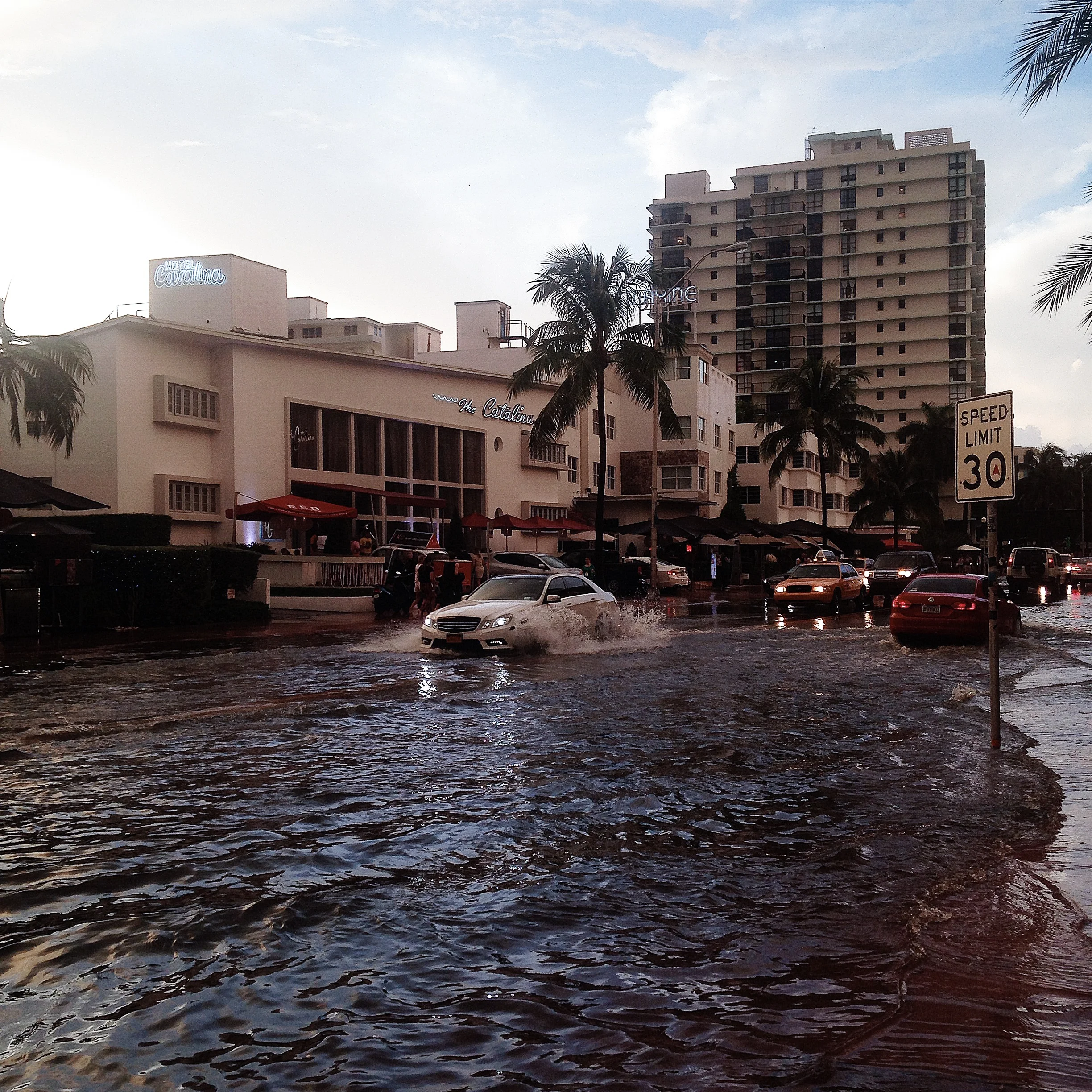 Did I mention that we had torrential rain in Miami and it flooded? lol!!