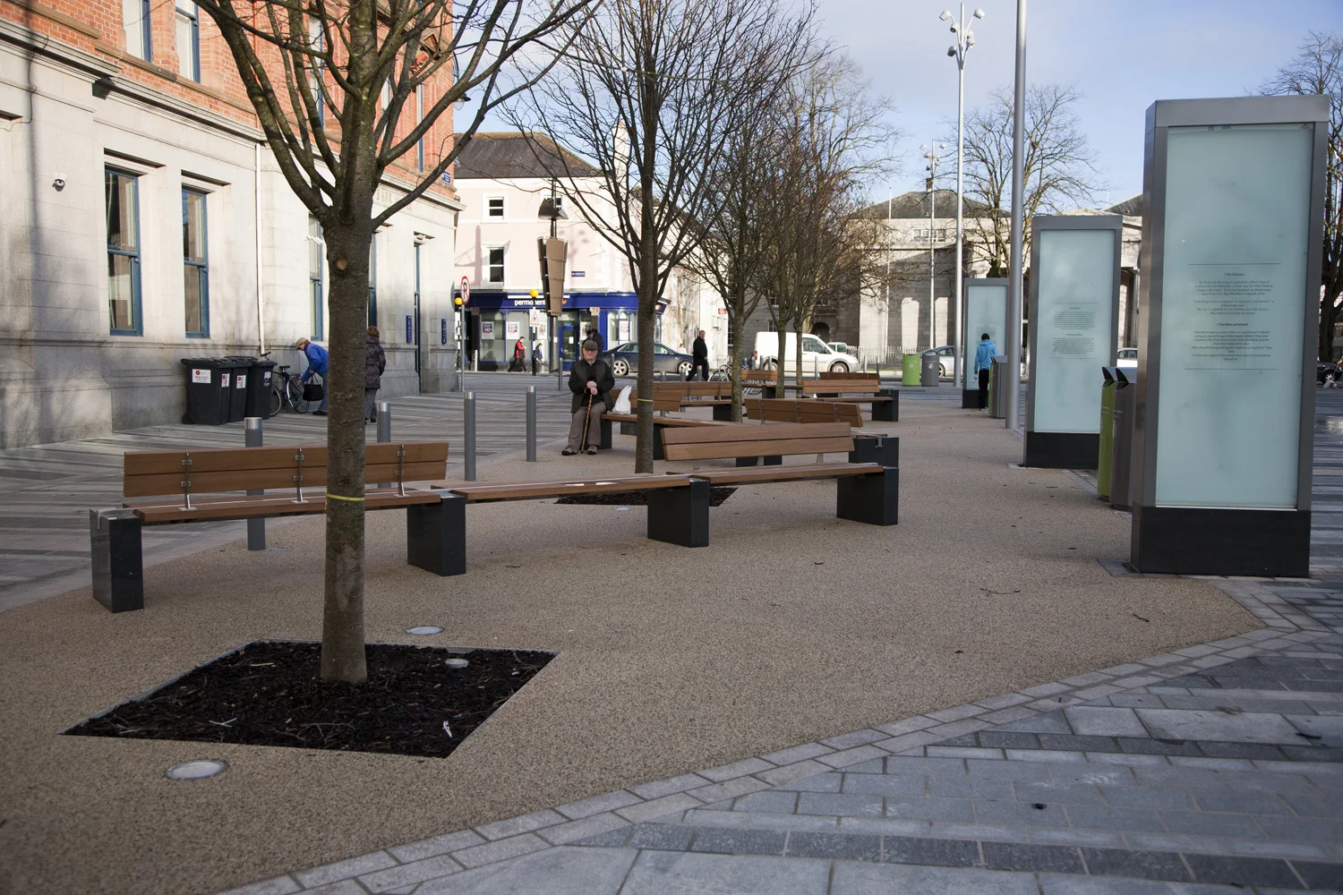Dundalk Market Square — Omos Street Furniture Suppliers Litter bins